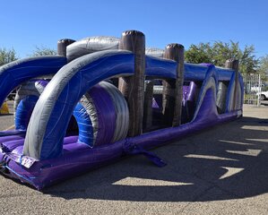 38ft purple crush obstacle course 
