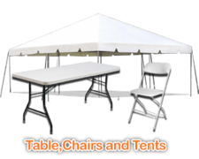 <font color = red>Tents/Tables/Chairs</font>