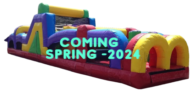 40' Retro Inflatable Obstacle Course