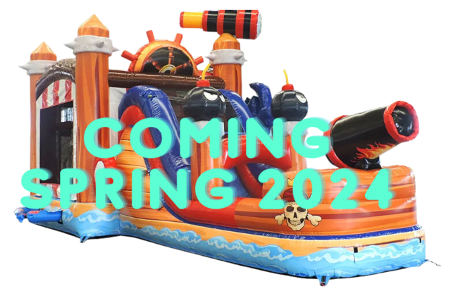 Pirate Ship Inflatable Water Slide Bounce House Combo