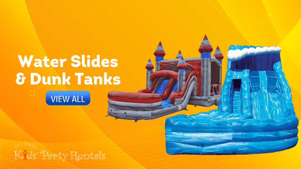 Pine Valley water slide and dunk tank rentals