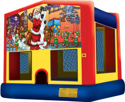 Holiday-Themed Bounce Houses That Make December Parties Magical