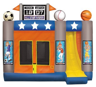 All Star 4-1 Bounce House and Slide
