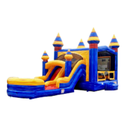 Melting Arctic Bounce House With Water Slide