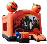 Pumpkin 5-1 Bounce House with Slide