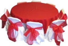 Red and White Kids Table And Chair Set