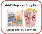 Popcorn Machine - Set of 8 Additional Servings