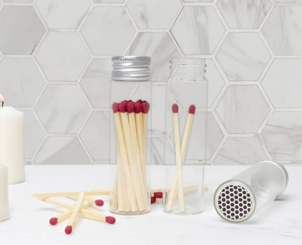 Match Tubes with Colored Matches 
