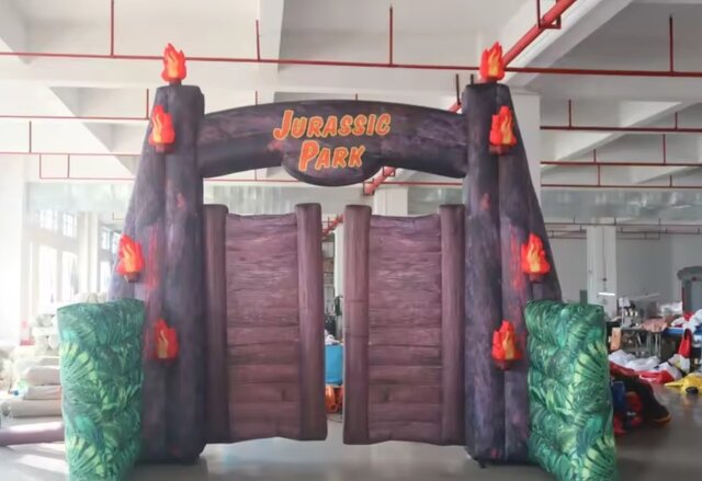 Dinosaur Theme Inflatable Entrance