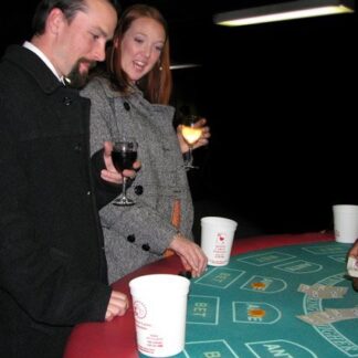 Texas Holdem Table with Dealer