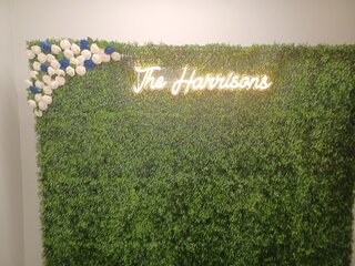 Boxwood Grass Wall Backdrop with Heavy Duty Stand