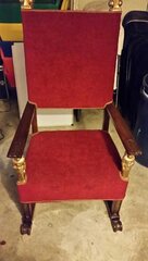 Antique or Country Theme Throne Chair