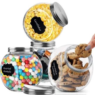 Candy Or Cookie Jars (8) Glass