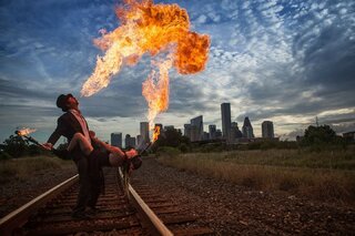 Fire Artist Performer - Breather 