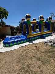 Volley ball slip n slide 