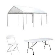 Tents, Tables, and Chairs