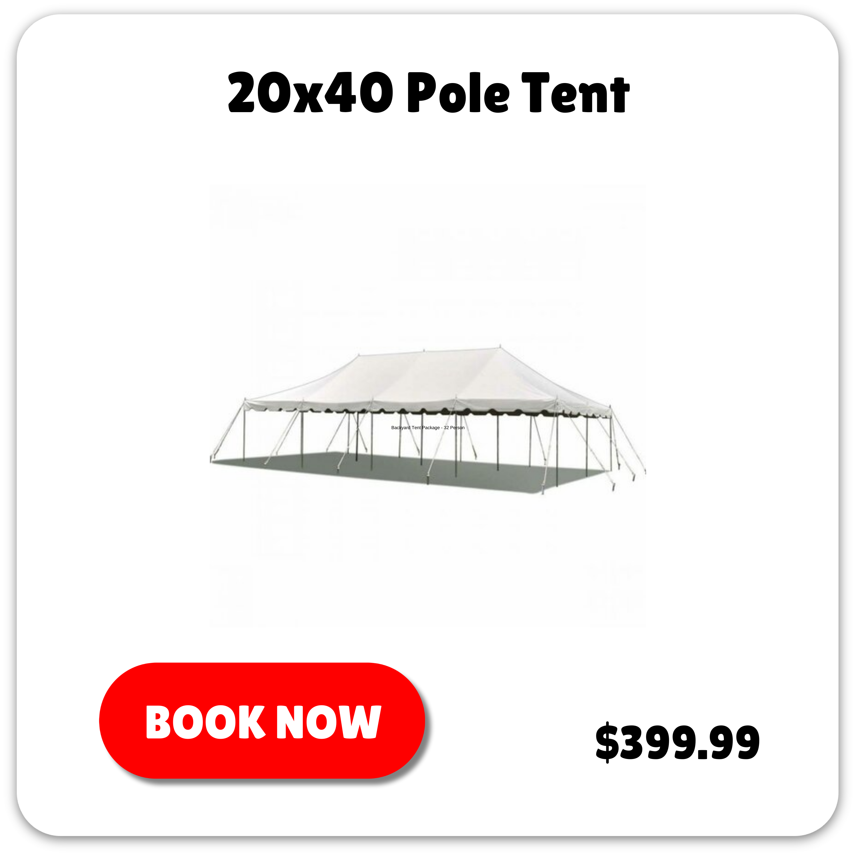 20x40 pole tent