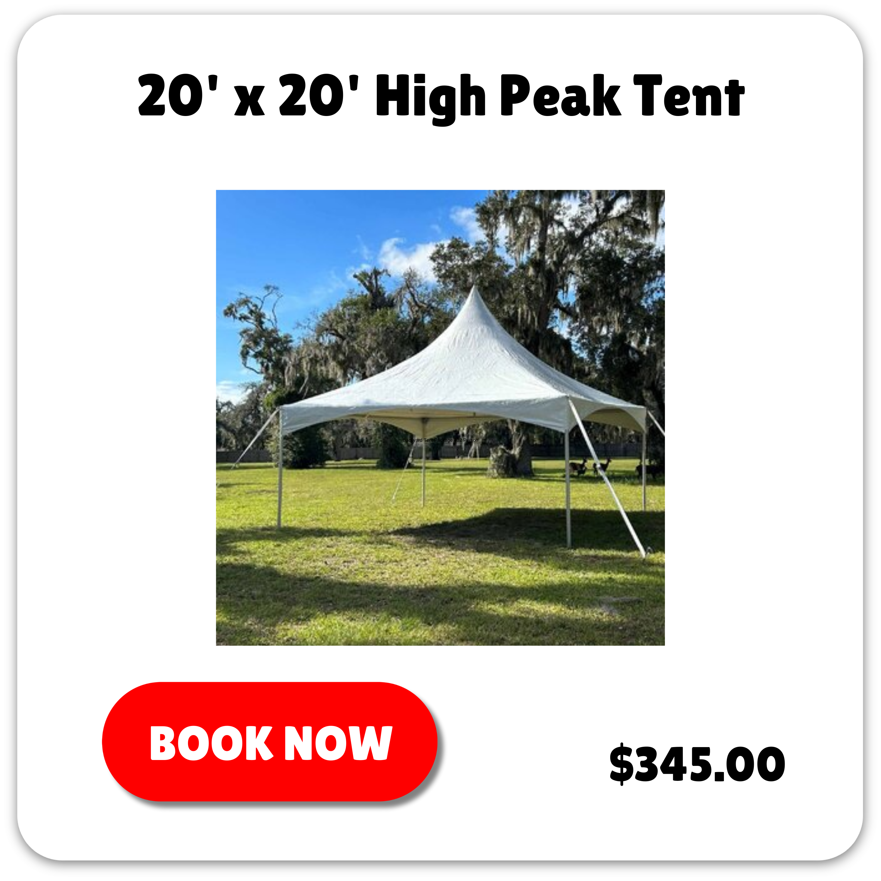 @0x20 high peak tent