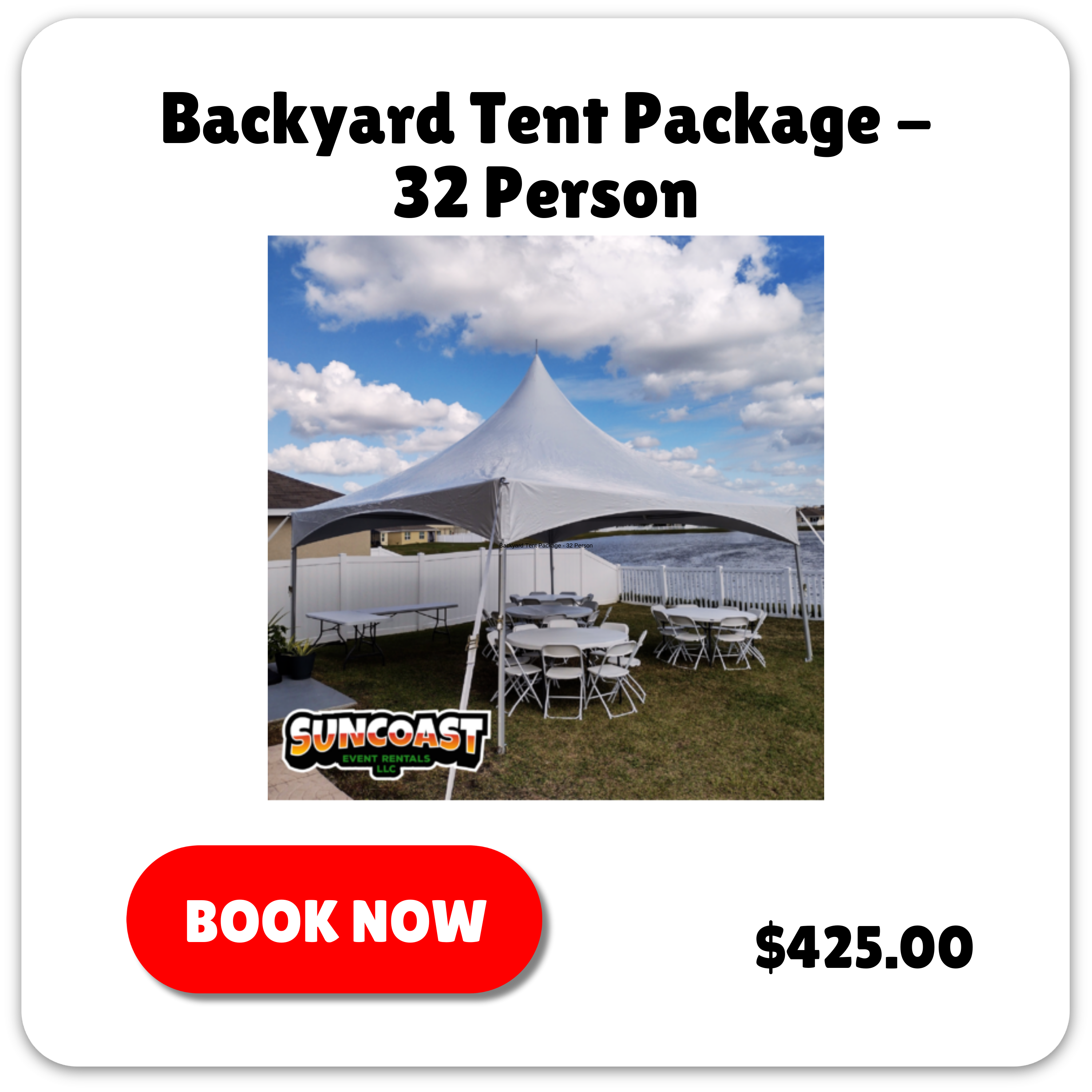 Backyard Tent 32 Person