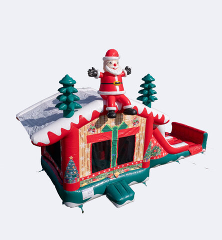 Santas Christmas House 17 Feet Tall