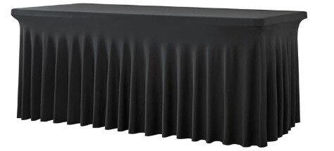 Black 6' Table Cover 
