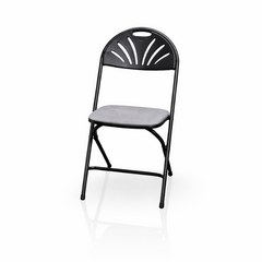 Black Fanback Chair
