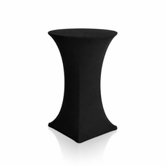 Black Spandex Cocktail Table Cover