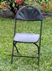 Black Fanback Chair