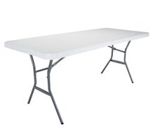 White 6 ft Table