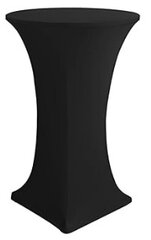 Black Spandex Cocktail Table Cover