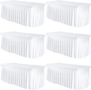 White 6' Table Cover