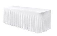 White 6' Table Cover 
