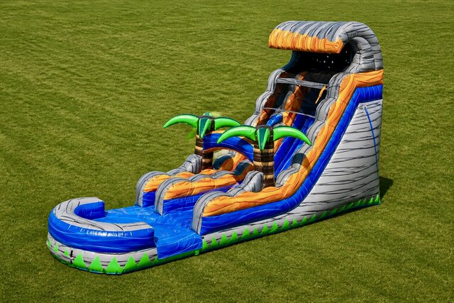 18ft Clear Water Slide (Dry)