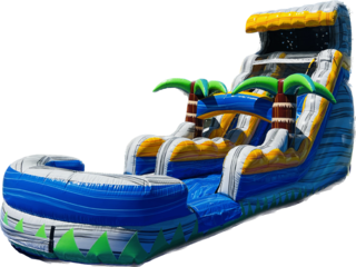 18ft Clear Water Slide (Dry)