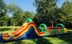 65ft Obstacle Course w/slide