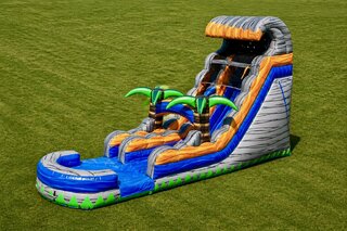 18ft Clear Water Slide (Dry)