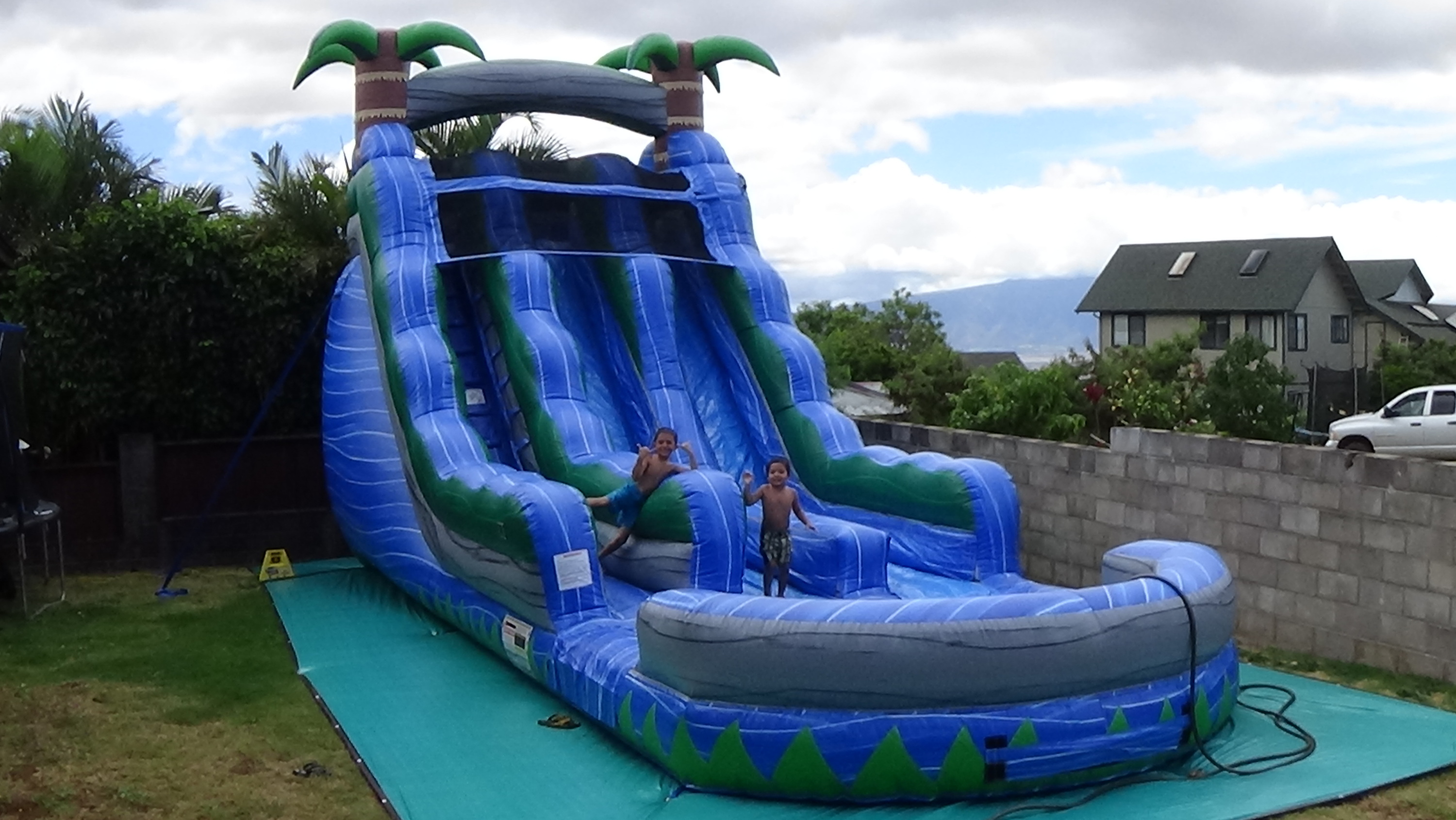 Shaka Slides Maui Maui Inflatable Water Slide Rental Concessions