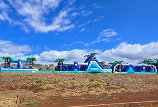 118' Paradise Palms Dual Lane Obstacle