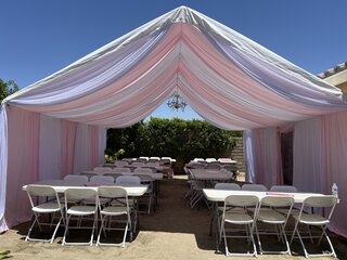 Pink and White Elegance  20x20