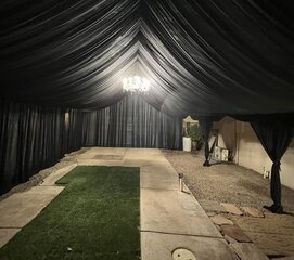 Classic Black Draping 20x30