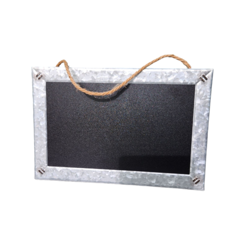 Galvanized Framed Chalkboard