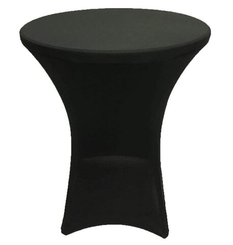 Black Spandex Cocktail Tablecloths - 32