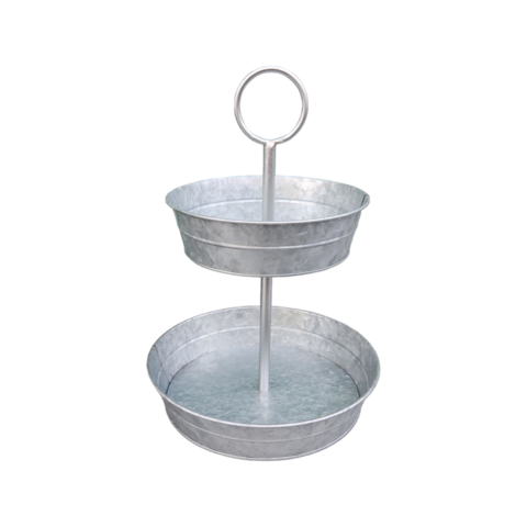 Galvanized Two Tier Tray