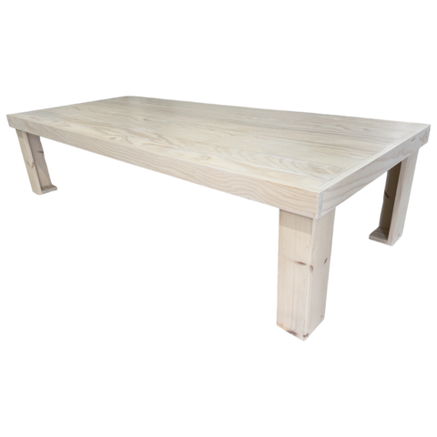 6 ft -Wooden Boho table