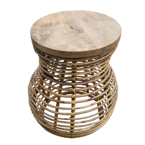 Rattan Accent Table