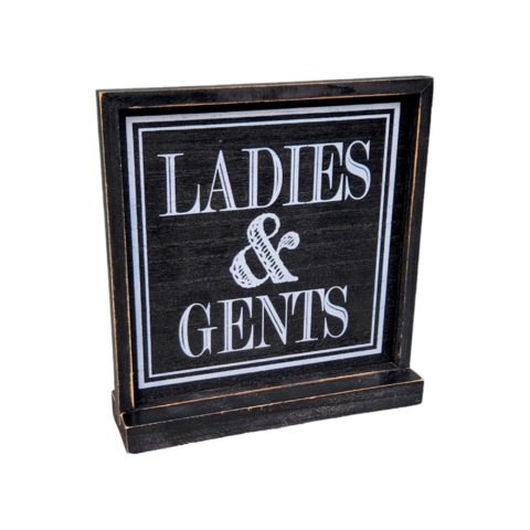 Ladies & Gents Sign