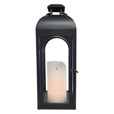 Black Glass Lantern