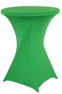 Green Spandex Cocktail Tablecloths - 32