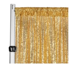 Gold Sequin Drapes