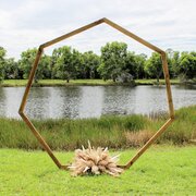 Rustic Heptagon Arbor